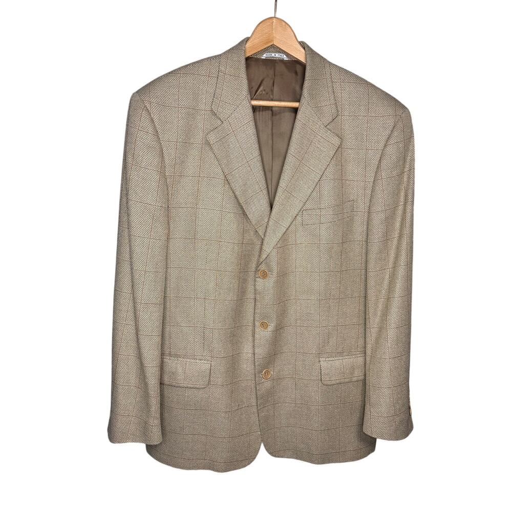 ZANIERI Wool Silk 3 Button Blazer Men's Size 44 R